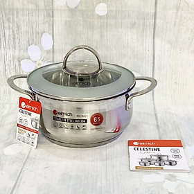 [ELMICH - EL5278] XOONG INOX 304 CELESTINE CAO CẤP 5 LỚP ĐÁY TỪ 24 CM