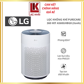 Mua Máy lọc không khí LG Puricare 360 Hit AS60GHBG0  màu Xanh  lọc bụi mịn PM0.01  kháng khuẩn 99.9%  - Hàng chính hãng - Bảo hành 12 tháng chính hãng