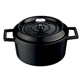 NỒI GANG TRÒN TRÁNG MEN LAVA 28CM 6.7L