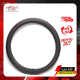 Bọc Vô Lăng CIND 5001 Size 4L Màu Đen Chỉ Đỏ