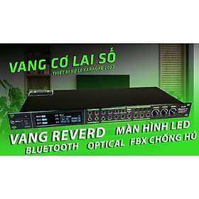 Mua Vang cơ lai số MTMax V01 - Chống hú tối ưu với chế độ FBX  Reverb nhẹ mượt mà  cổng sub riêng biệt - Đầy đủ kết nối Bluetooth  AV  USB  cổng quang (optical) - Màn hình hiển thị thông số - Cho âm thanh chất lượng tối ưu - Hàng nhập khẩu