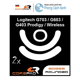 Mua Feet chuột thay thế PTFE Corepad Skatez PRO cho Logitech G703/Logitech G603/Logitech G403 (2 bộ) - Hàng Chính Hãng