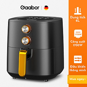 Mua Nồi chiên không dầu GAABOR GA-M6A dung tích 6 lít công suất mạnh 1700W - Hàng chính hãng