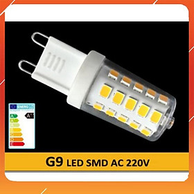 Combo 5 bóng led G9 5W SMD 285 Ánh sáng vàng 3000k