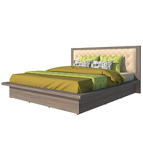 Mua Giường ngủ cao cấp Tundo màu xám 180cm x 200cm