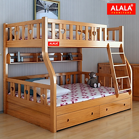 Giường tầng ALALA108 1m2, 1m4 Cao Cấp - Thương hiệu ALALA