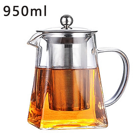 Mua Ấm Pha Trà Bằng Thủy TInh Cao Cấp Sức Chịu Nhiệt Cao 950ml