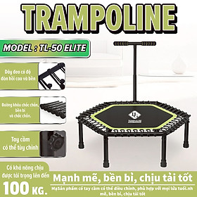 BG Sàn nhún 50 INCH Đệm bật nhún cao cấp có tay cầm Trampoline dành cho mọi lứa tuổi (hàng nhập khẩu)