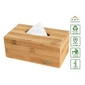 Mua Hộp Đựng Khăn Giấy Chữ Nhật Làm Từ Gỗ Tre Hàng Việt Nam Sản Xuất - SNF Bamboo and Craft
