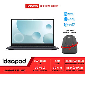 Mua Laptop Lenovo IdeaPad 3 15IAU7 82RK001NVN i3-1215U | 8GB | 512GB SSD| Intel UHD Graphics | Win 11 - Hàng chính hãng