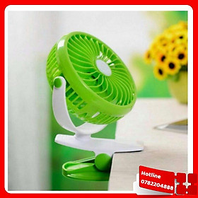 Mua Quạt Mini Sạc Pin Kẹp Bàn Xoay 360 Độ Tiện Dụng Ml-F168  Quạt Kẹp Bàn Không Chiếm Không Gian Siêu Mát Mẻ Với 3 Tốc Độ Gió Thông Minh - Loại Tốt