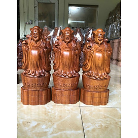 Mua Tượng phật ông thần tài bằng gỗ hương kt cao 40×15×11cm
