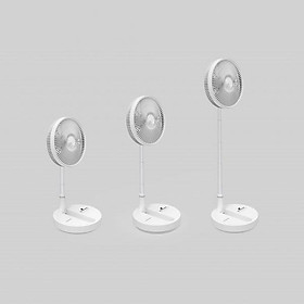 Quạt đứng tích điện không dây dạng kính thiên văn - Hàng chính hãng Momax