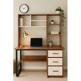 Mua Bàn học sinh kèm kệ sách gỗ Mdf Juno Sofa KT 1m2 x 60 x 1m4