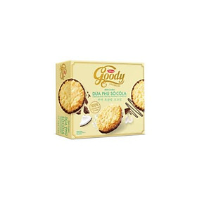 Bánh Cookies Goody dừa phủ socola/hạnh nhân HG 228g