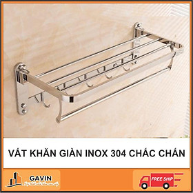 Móc treo khăn nhà tắm, giá để khăn nhà tắm, vắt khăn giàn inox 304 chắc chắn - GAVIN STORE