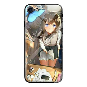 Ốp lưng kính cường lực cho iPhone 8 GIRL 117 - Hàng chính hãng