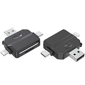Mua Đầu đọc thẻ nhớ SD  TF chân Type C  USB   IOS - Hàng Nhập Khẩu
