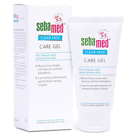 Gel Dưỡng Ẩm Chăm Sóc Và Bảo Vệ Da pH 5.5 Sebamed Clear Face Care Gel SCF05 (50ml)