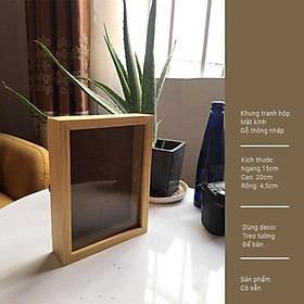 Mua Khung tranh hộp - hộp gỗ trang trí