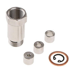 1 Set Stainless Steel M18x1.5mm  Sensor Bung Extension Adapter