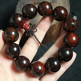 Mua Tràng hạt niệm phật loại lớn gỗ sưa đỏ  dùng để lần hạt  để trong xe ô tô  ... KÈM TÚI NHUNG BỒNG LAI