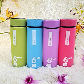 Mua  Tặng khăn lau  Bình Giữ Nhiệt Lõi Thủy Tinh Chống Nóng 6 Oup Siêu Bền Đẹp (400ml)  Nắp Inox Xịn Xò  Bình Đựng Nước