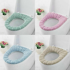 Mua Lót nỉ bồn cầu tròn chống lạnh