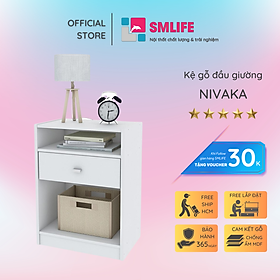 Mua Kệ Đầu Giường Phòng Ngủ Nhỏ Gọn SMLIFE Nivaka