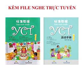 Combo: Giáo trình chuẩn YCT Tập 1 (Sách Bài Học - Bài Tập)+KÈM MP3 NGHE ONLINE - Nhân Trí Việt