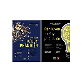 Combo Nghệ Thuật Tư Duy Phản Biện + Rèn Luyện Tư Duy Phản Biện (2 Quyển) _1980