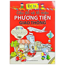Câu đố và tô màu phương tiện giao thông