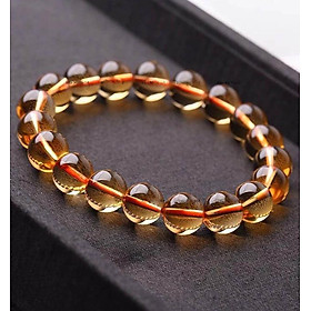 Vòng tay đá thạch anh vàng 10mm - 11508605