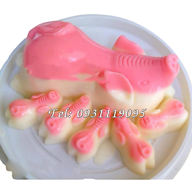 Mua Khuôn làm bánh  rau câu  khuôn trung thu đàn heo mẹ  heo con – Loại 450 gram – Mã số 1199