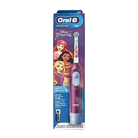 ORAL B Bàn Chải Đánh Răng Điện Xoay Tròn 2 Phút Hẹn Giờ Kèm Lõi Thay Thế Cho Bé