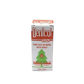 Mua FREESHIPDung dịch rơ miệng DENICOL 20% (CHAI 15ML)