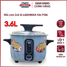 Mua Nồi cơm điện công nghiệp nắp rời 3.6 lít Ladomax HA-7136 - Hàng chính hãng