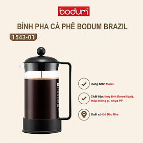 Bình pha trà, cà phê kiểu Pháp Bodum Brazil 350ml 1543-01, xuất xứ Bồ Đào Nha