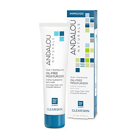 Kem Dưỡng Ẩm Ban Ngày Cho Da Dầu Andalou Naturals Acai + Kombucha Oil-free Moisturizer 62ml