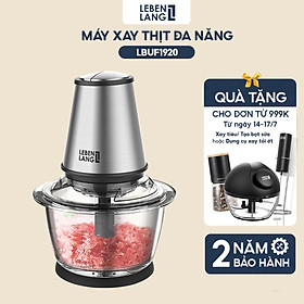 Máy xay thịt đa năng LEBENLANG cối thủy tinh, công suất 400W, dung tích 1200ml, model LBUF1920 - hàng chính hãng