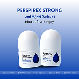 COMBO 2 LỌ Lăn khử mùi Perspirex Strong loại mạnh 20ml