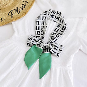 Khăn turban dài thắt nơ cổ áo size 145x7cm (mẫu mới)