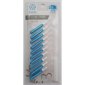 Bàn chải kẽ răng SGS loại I 10 cái/vỉ nhập khẩu Hàn Quốc