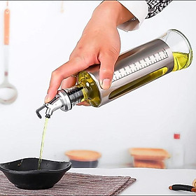 Mua LỌ ĐỰNG NƯỚC MẮM  DẤM  DẦU ĂN VÀ GIA VỊ KHÁC 180ML BẰNG THỦY TINH BỌC INOX 304