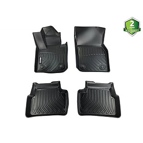 Thảm lót sàn xe ô tô Mini Cooper Hardtop 4 Door 5D 2015 - 2021 Nhãn hiệu Macsim chất liệu nhựa TPE cao cấp màu đen