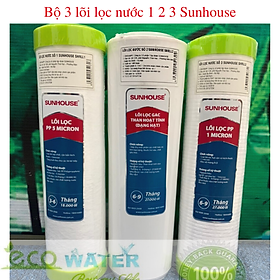 Mua Lõi lọc nước sunh0use - bộ 3 lõi lọc nước sunh0use - SH103