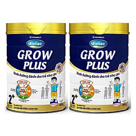 COMBO 2 HỘP SỮA BỘT DIELAC GROW PLUS (XANH) 2+ 900G (CHO TRẺ TỪ 2 - 10 TUỔI)