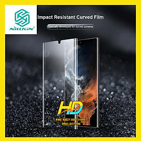 Combo 2 Tấm Dán kính Cường Lực Mềm Dành Cho Samsung S23 Ultra Chính Hãng Nillkin Film , Cảm biến Vân Tay Siêu Âm, Siêu Nhạy - Hàng Chính Hãng