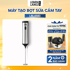 Mua Máy đánh bọt cafe cầm tay Lebenlang LBL4583  sạc điện tiện lợi  công suất 10W   hàng chính hãng - bảo hành 2 năm