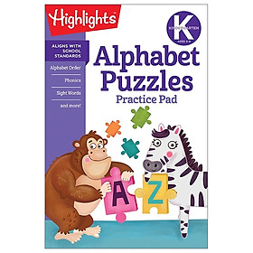 Kindergarten Alphabet Puzzles Practice Pad (Highlights Learn-on-the-Go Practice Pads)